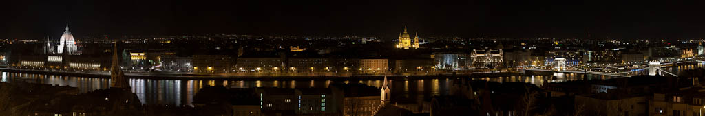 Hungary - Budapest - Pest from Fisherman's Bastion
